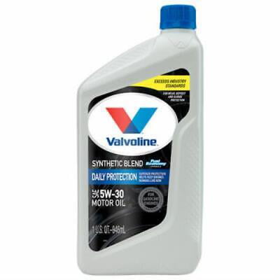 Valvoline 5W-30 4 Cycle Engine Synthetic Blend Motor Oil 1 Qt 1 Pk (Pack of 6)