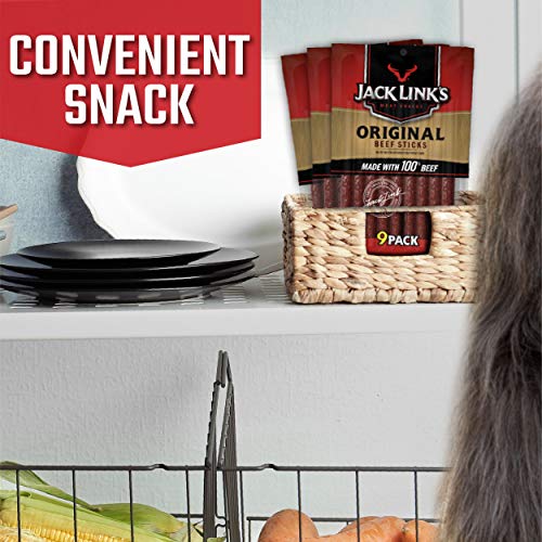 Jack Links Beef Snack Sticks, Original,7.2 Ounce (Pack of 3) â€“ Great Protein Meat Stick with 4g of Protein per Serving, Made with 100% Premium thumbnail