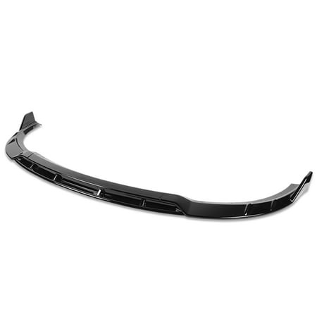 For 2015 to 2021 Dodge Charger 4Pcs Glossy Black Finish SRT-Style Car Front Bumper Lips Guard Body Kit 16 17 18 19 20