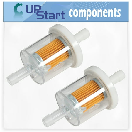 2-Pack 691035 Fuel Filter Replacement for Briggs & Stratton 21R707-0049-F1 Engine - Compatible with 493629 Fuel Filter 40 Micron