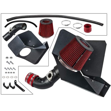RTUNES RACING - BLACK - HEAT SHIELD COLD AIR INTAKE Compatible for 2009-2017 TOYOTA COROLLA 09-17 COROLLA 1.8L / 16-17 SCION IM 1.8L