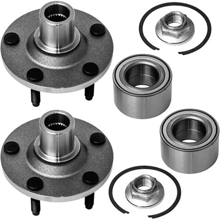 YC 518515 X2 (Pair) Front Wheel Bearing and Hub Assembly Compatible with 2001 02 03 04 05 06 07 08 09 10 11 2012 Ford Escape 01-11 Mazda Tribute 05-11