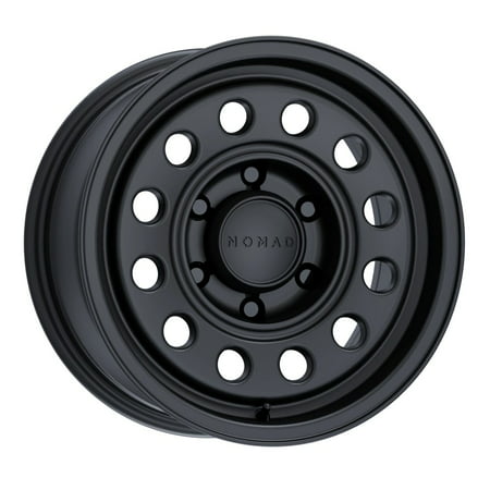 17x8.5 Nomad Wheels N501SB Convoy Satin Black Wheel 5x150 (0mm)