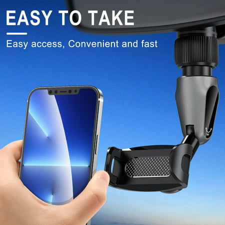 Usupdd Car Rearview Mirror Universal Clip Bracket Car Multi-function Ar Navigation Bracket Usupdd 2208-6249