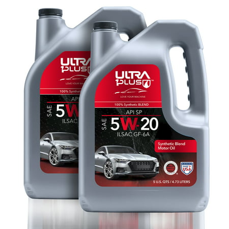 Ultra1Plus SAE 5W-20 Synthetic Blend Motor Oil  API SP  ILSAC GF-6A | Jug (5 QT)
