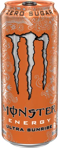 Monster Energy Ultra Sunrise  Sugar Free Energy Drink  16 Fl Oz (Pack of 15) thumbnail