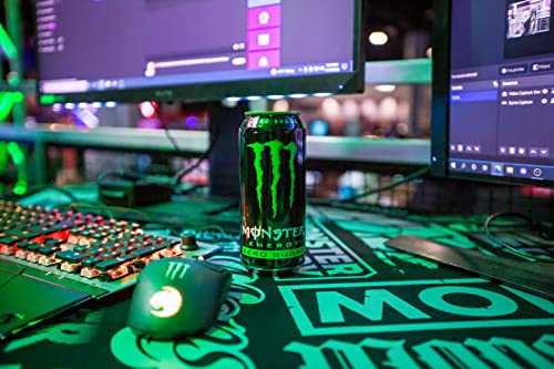 Monster Energy Zero Sugar, Green, Original, Low Calorie Energy Drink, 16 Fl Oz (Pack of 15) thumbnail