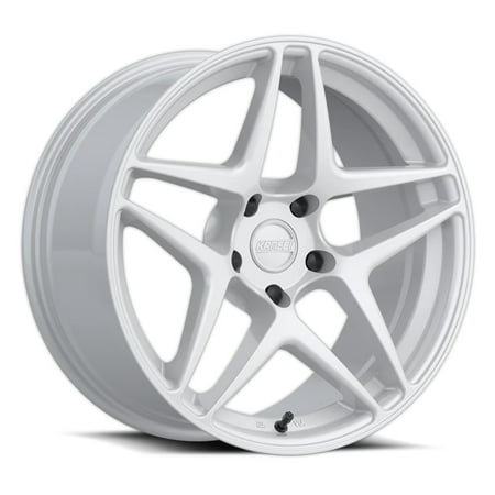 18x9.5 Kansei K15W Astro Gloss White Wheel 5x120 (35mm)