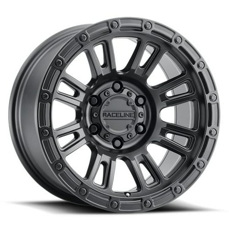 Raceline 956B-COMPASS 18  Cast Aluminum Wheel  COMPASS SATIN BLACK 18X9 6X139.7 -12mm