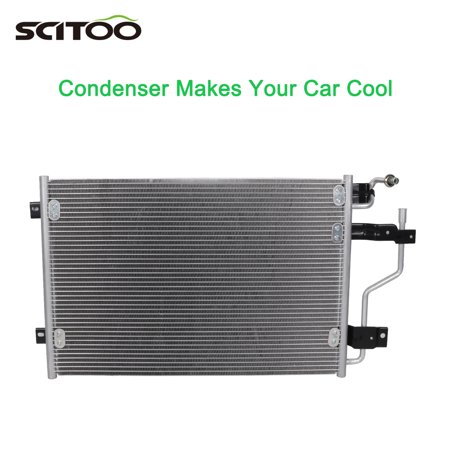 SCITOO AC a/C Condenser 4579 Compatible with 1994 1995 1996 1997 Dodge Ram 2500 1994-1997 1999 Dodge Ram 3500