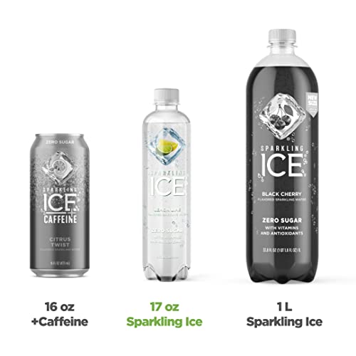 Sparkling Ice, Lemon Lime Sparkling Water, Zero Sugar Flavored Water, with Vitamins and Antioxidants, Low Calorie Beverage, 17 Fl Oz (Pack of 12) thumbnail