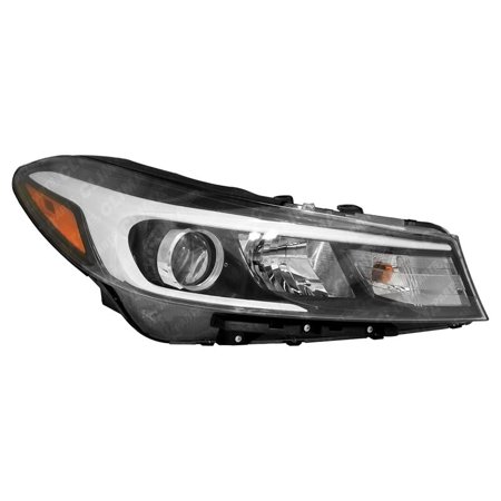 20-9905-00 Headlight Right Passenger Side Halogen W/o LED for 17-18 Kia Forte