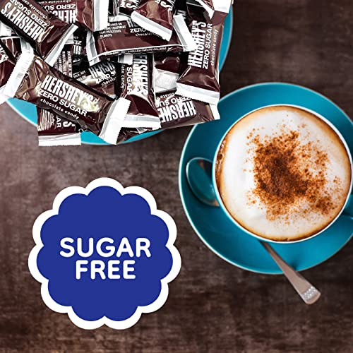 HERSHEY S Zero Sugar Milk Chocolate Candy Bars  Individually Wrapped (5 Pound Bag - Approx. 290 Count) thumbnail