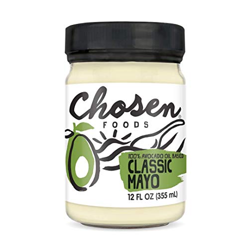 Chosen Foods 100% Avocado Oil-Based Classic Mayonnaise, Gluten & Dairy Free, Low-Carb, Keto & Paleo Diet Friendly, Mayo for Sandwiches, Dressings and