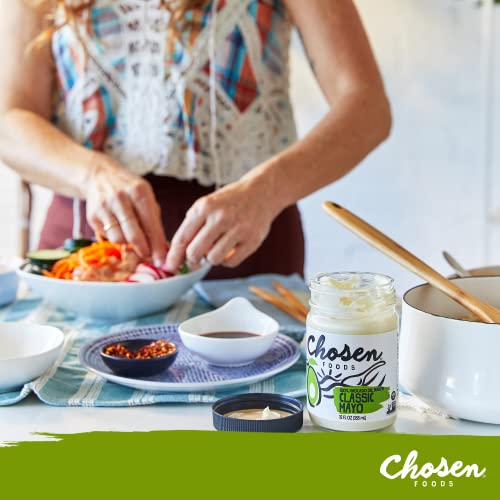 Chosen Foods 100% Avocado Oil-Based Classic Mayonnaise, Gluten & Dairy Free, Low-Carb, Keto & Paleo Diet Friendly, Mayo for Sandwiches, Dressings and thumbnail
