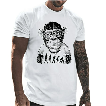Larisalt Mens T Shirt Graphic Men S Super-T Short Sleeve T-Shirt with Pocket White L