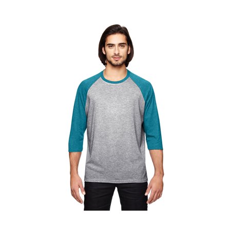 Anvil Men S Tri-Blend 3/4-Sleeve Raglan T-Shirt  Style 6755