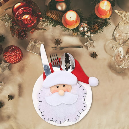 DDgui New Fashion Christmas Items Santa Claus Knife and Fork Set Christmas Tableware Bag DDgui LAA220927-2289