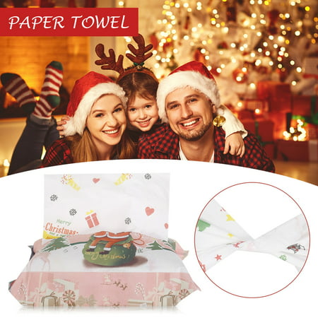 Usupdd Christmas Paper Napkin Colored Paper Creative Environmental Protection Usupdd WAA220816-2723