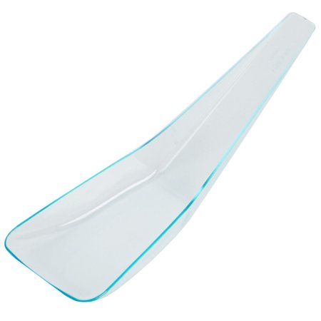 Fineline Tiny Temptations 6505-Grn 5  Tiny Tensils Disposable Green Plastic Spoon - 200/Case