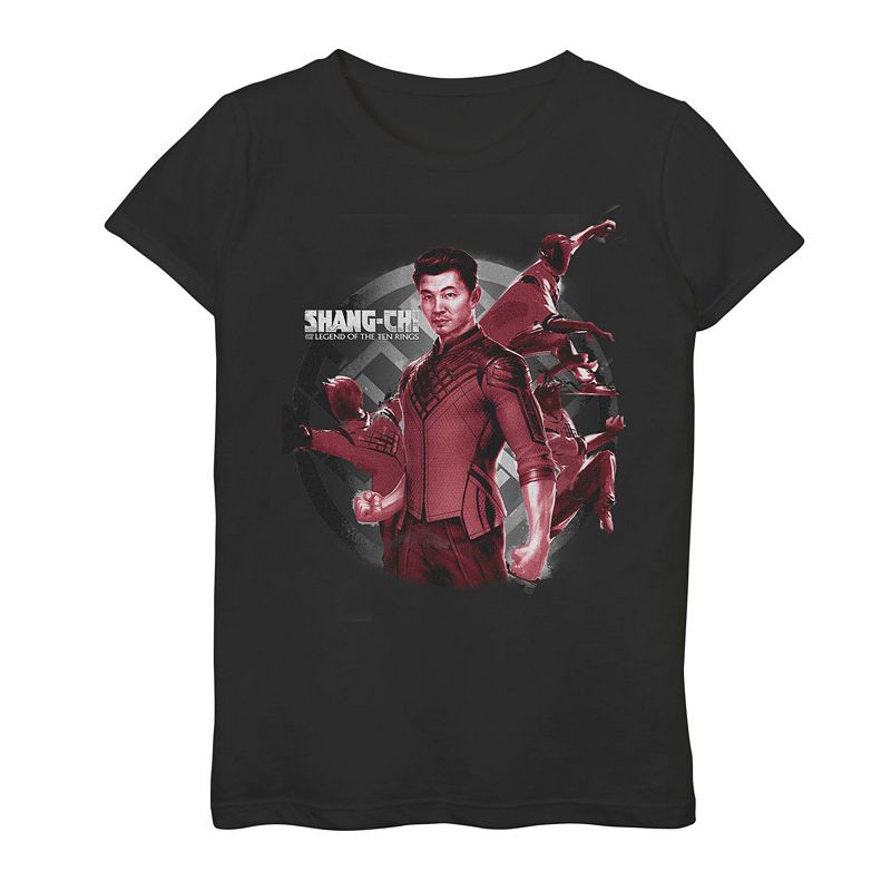 Girls 7-16 Marvel Shang-Chi Action Poster Graphic Tee, Girl's,