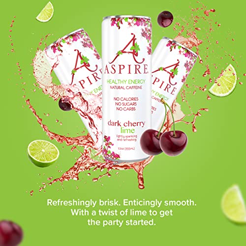 Aspire Healthy Energy Drink with Natural Caffeine - No Calories, Sugar and Carbs | Vitamins B, C, & Biotin | No Preservatives, Gluten Free | Suitable thumbnail