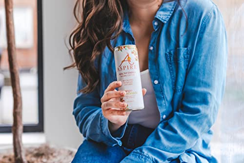 Aspire Healthy Energy Drink with Natural Caffeine - No Calories, Sugar and Carbs | Vitamins B, C, & Biotin | No Preservatives, Gluten Free | Suitable thumbnail