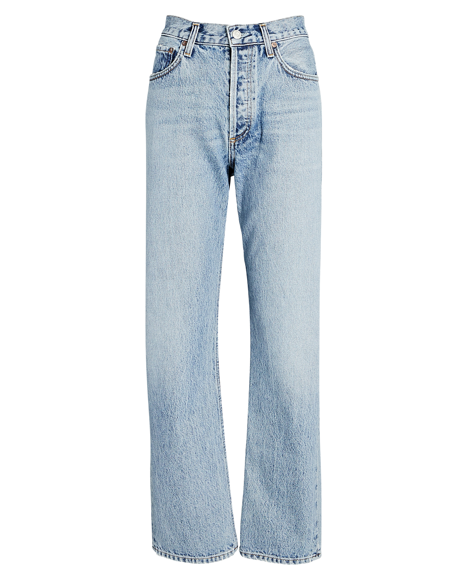 AGOLDE Wyman Low-Slung Straight-Leg Jeans, Ratio 24
