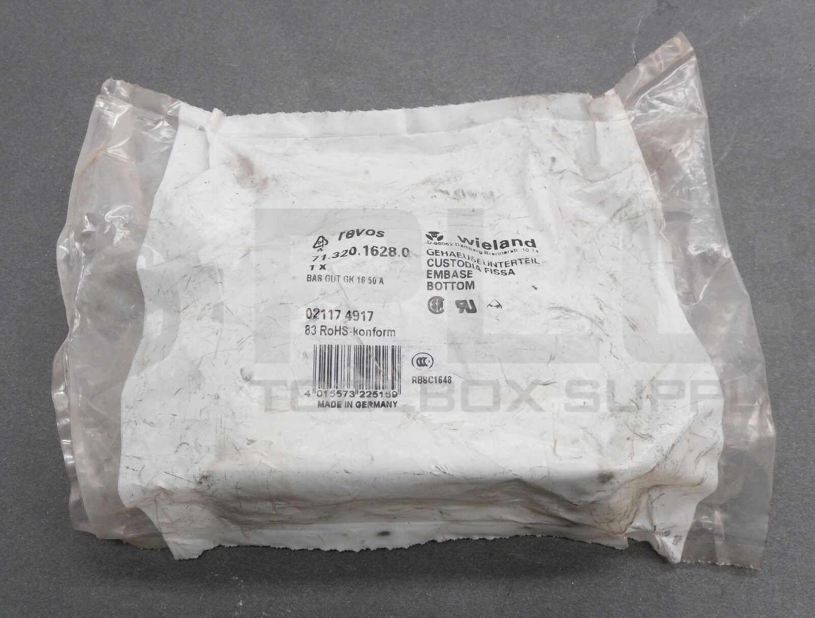 Sealed New Wieland 71.320.1628.0 Connector Housing Bottom