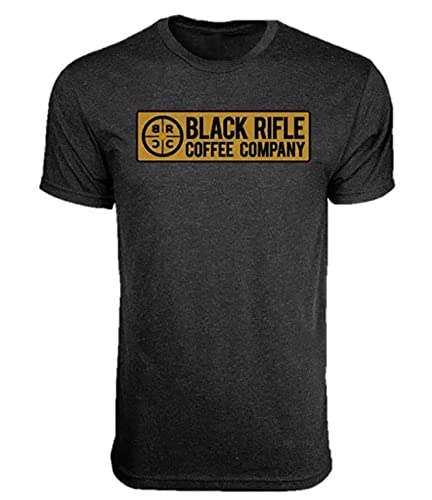 Black Rifle Coffee Company BLK/YLW Company T-Shirt, Camo, S