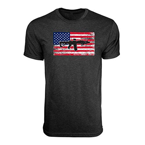Black Rifle Coffee T Shirts (Small, SBR Flag Shirt - Vintage Black)