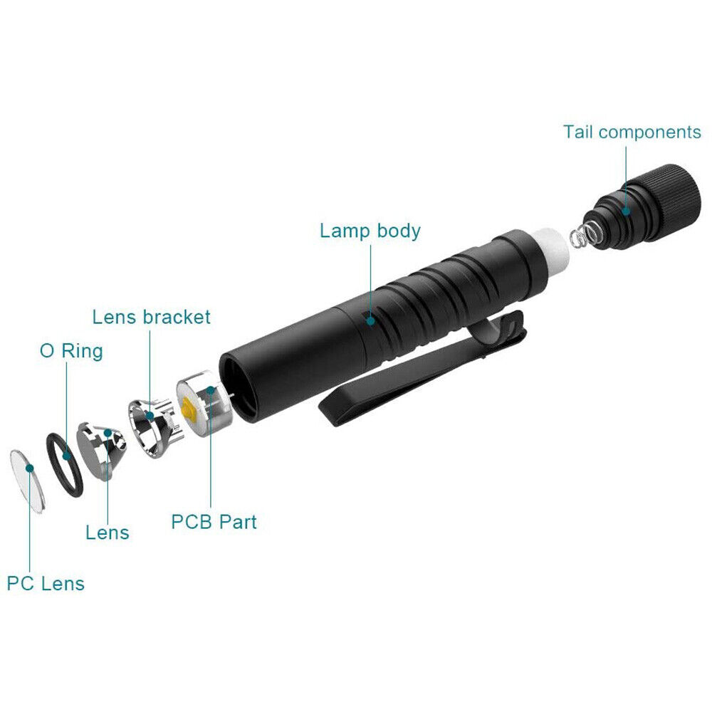 Olight I3T Dual-Output Slim EDC LED Flashlight  Black thumbnail