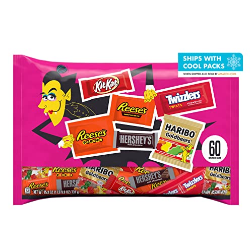 The Hershey Company, Assorted Flavored Snack Halloween Candy, 25.8 Oz (Case of 8)
