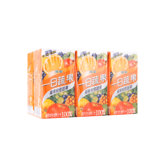 BOMY Apple & Orange Mixed Fruit & Vegetable Juice - from Concentrate, 6 Packs* 5.4fl Oz