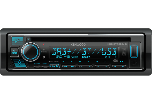 Kenwood KDC-BT760DAB Black 50 W Bluetooth