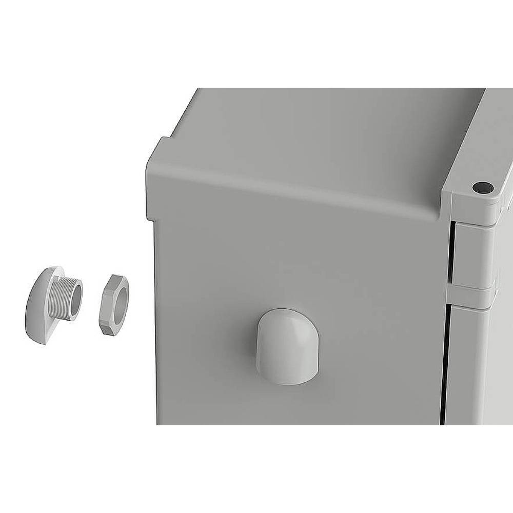BOPLA 42600410 PS VE XS Vent 25x28x10mm Fibreglass Grey-white
