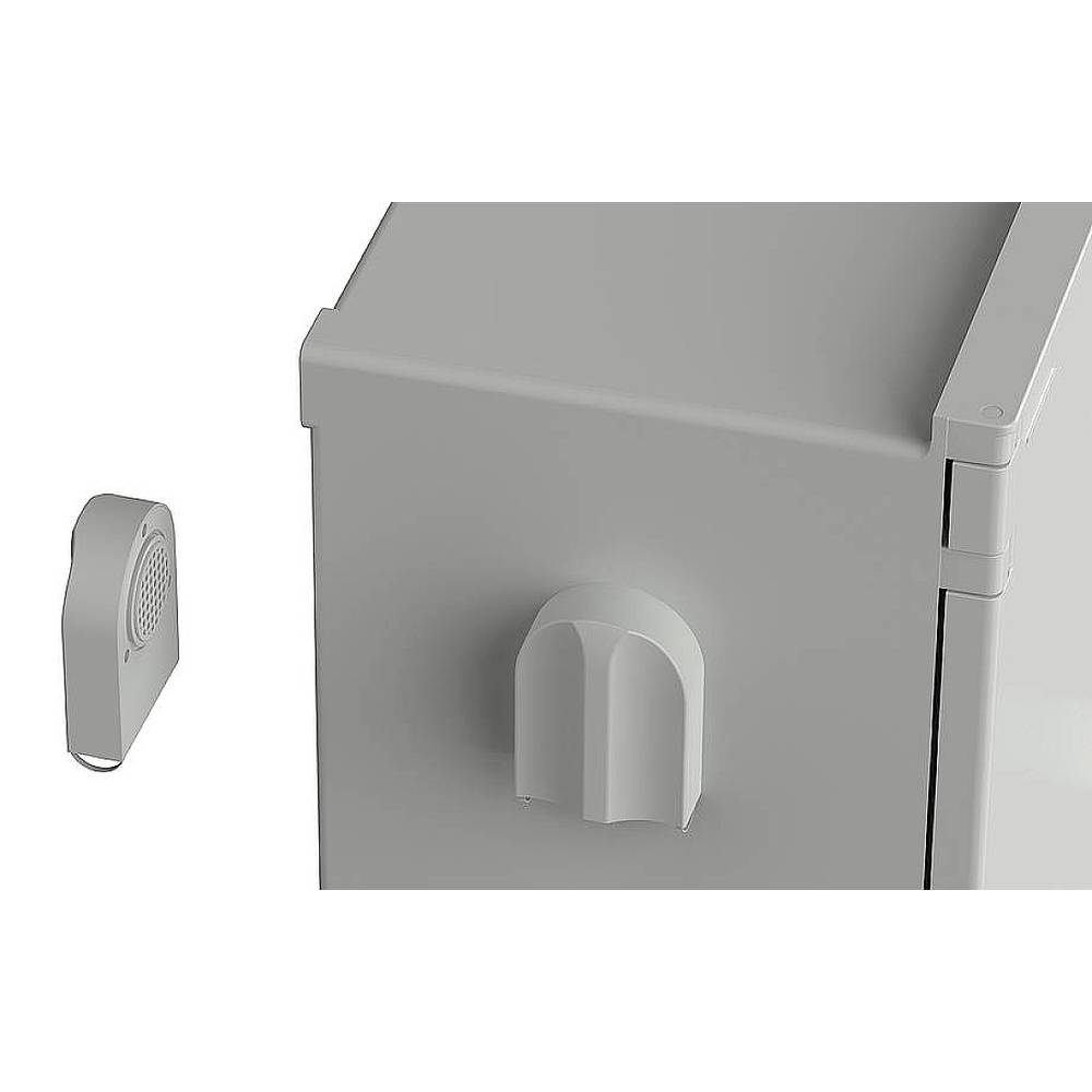 BOPLA 42600420 PS VE XL Vent 25x28x10mm Fibreglass Grey-white 2pcs