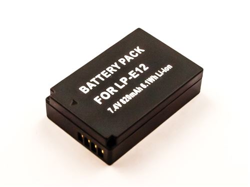 Battery Similar CAN LP-E12, Li-ion, 7,4V, 820mAh, 6,1Wh