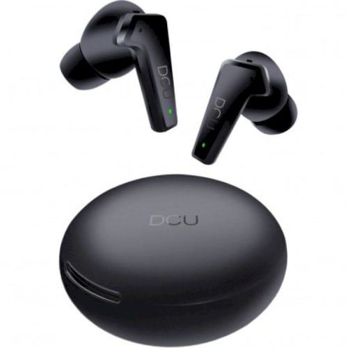 Ecouteurs DCU Tecnologic 34152040 Sans Fil Bluetooth Annulation Du Bruit Noir