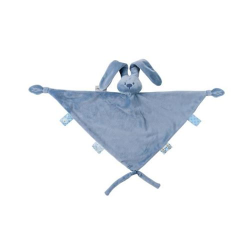 NATTOU Maxi Doudou Lapidou - 65 X 40 Cm - Des La Naissance - 100% Polyester - Bleu
