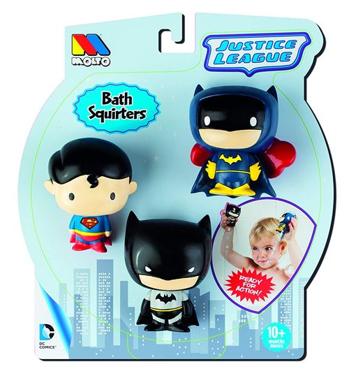 Batman Lot DE 3 Jouets En Forme Des Super-Héros Pour Baignoire (Molto 17743)