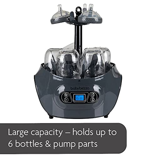 Baby Brezza Baby Bottle Sterilizer and Dryer Machine – Electric Steam Sterilization - Universal Fit - Pacifiers, Glass, Plastic, and Newborn Feeding