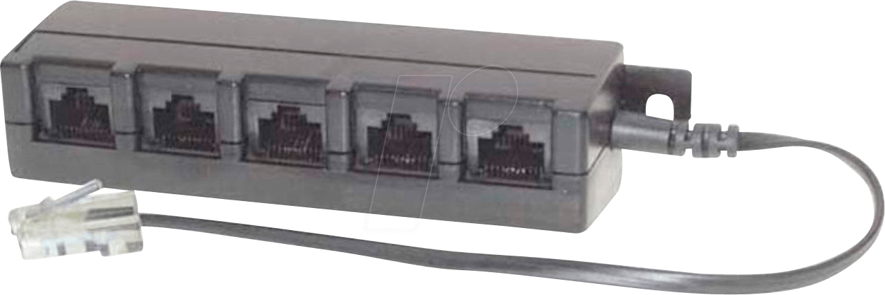 S-CONN ISDN RJ45 1-5 - ISDN Multiport Verteiler, 5-fach (71217-)