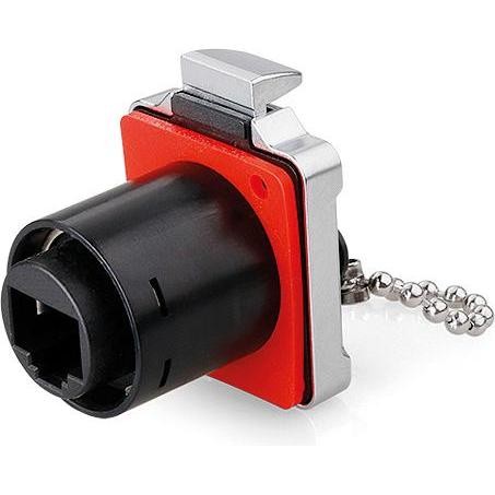 Alcasa S2 IC02-24R02 - RJ45 - Schwarz - Weiblich/Weiblich - Metall - Kieselgel - Zink - IP65 - IP67 - -40 - 80 °C (IC02-24R02)