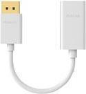PureLink ISeries - Videoadapter - DisplayPort Männlich Zu HDMI Weiblich - 15 Cm - Dreifachisolierung - Weiß - 4K Unterstützung
