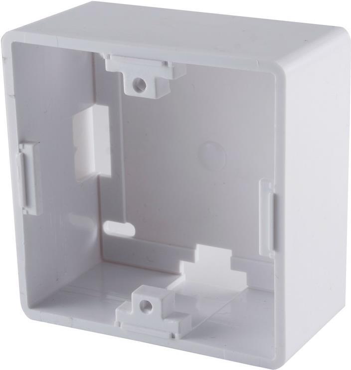 Shiverpeaks ®-BASIC-S--Keystone Aufputzgehäuse, Weiß (BS08-50406)