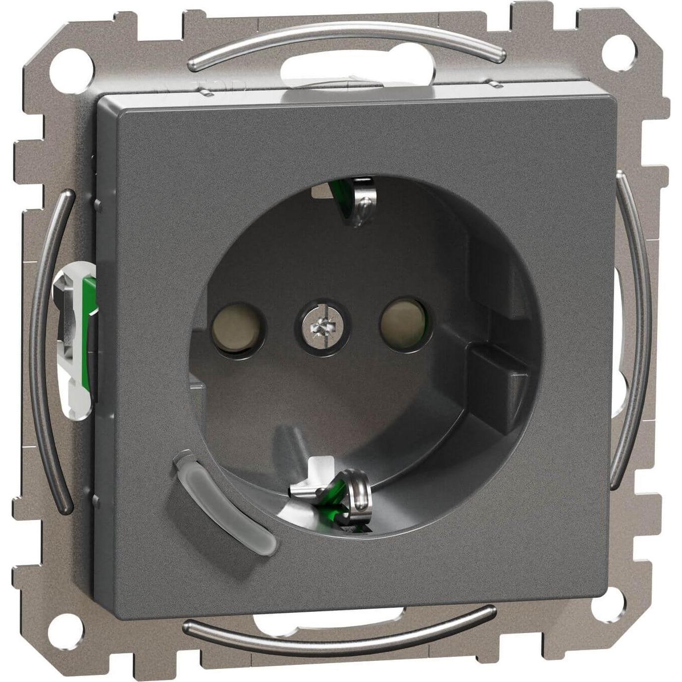 Merten Connected SCHUKO-Steckdose Anthrazit MEG2380-0414 (MEG2380-0414)