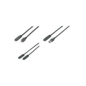 S CONN Maximum Connectivity FireWire-Anschlusskabel, IEEE 1394B Kabel, 9-pol Stecker Auf 1394B 9-pol Stecker, 1,8m (77302)