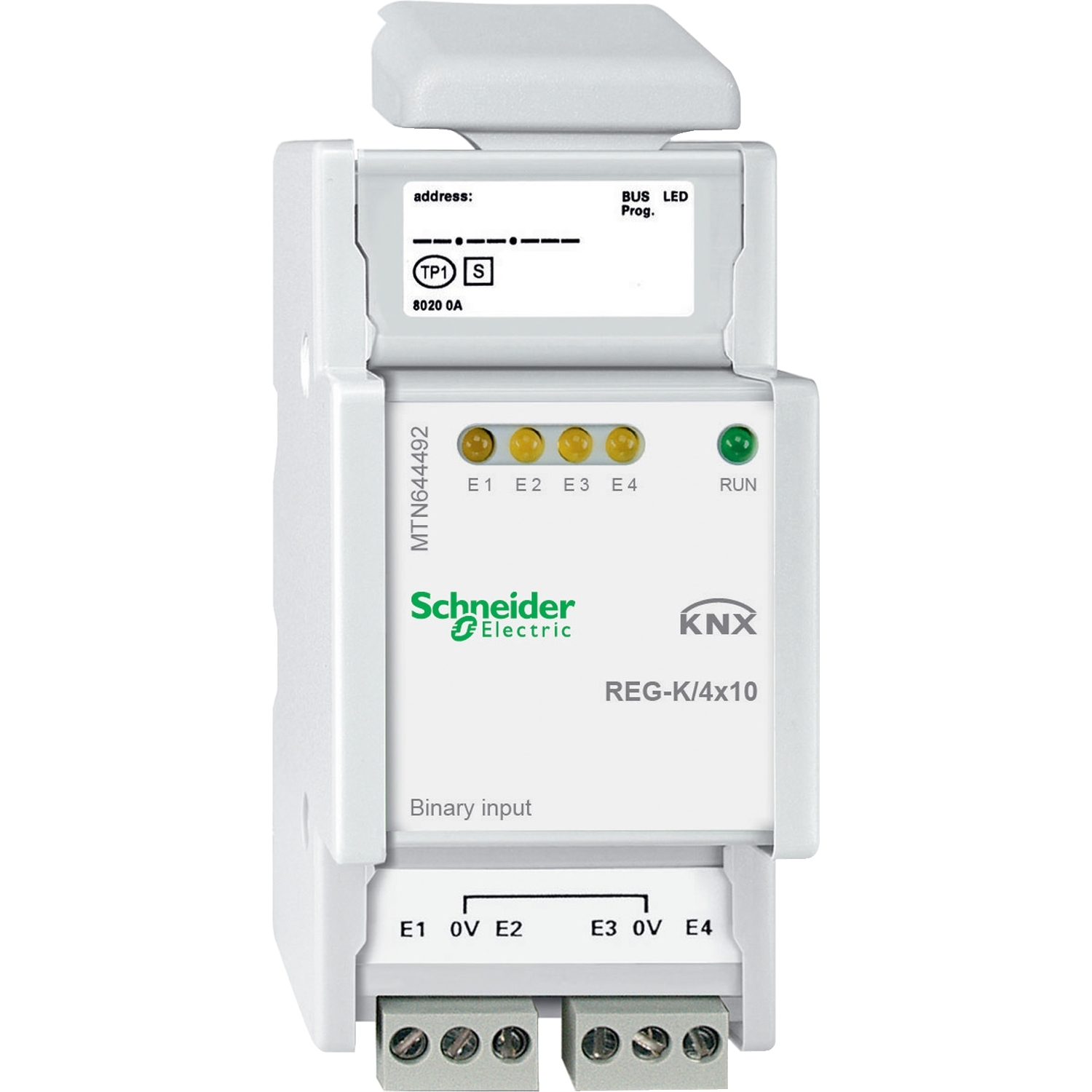 APC Schneider Schneider Electric Binäreingang REG-K/4x10,lichtgrau MTN644492