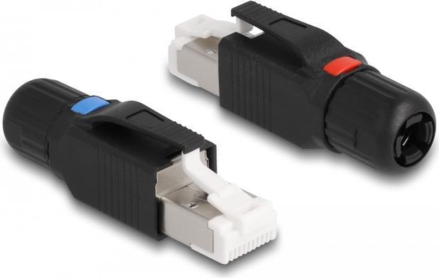 Delock - Netzwerkanschluss - RJ-45 (M) - CAT 6a (86965)